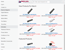 Tablet Screenshot of battery-plus.co.uk